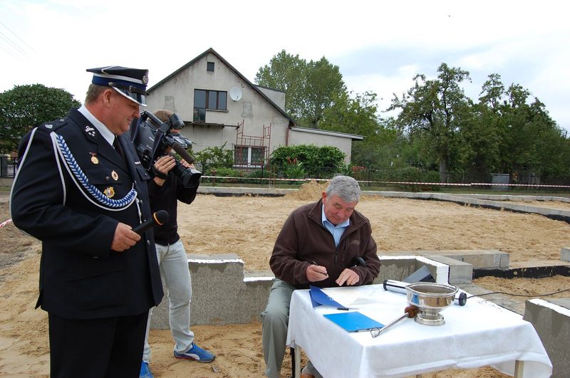 Kamień węgielny w Jankowie Zaleśnym wmurowany