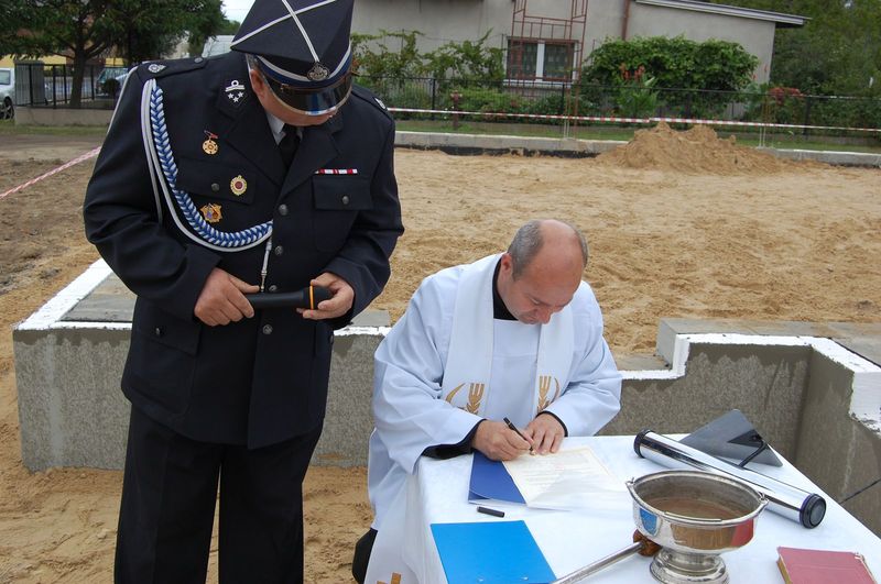 Kamień węgielny w Jankowie Zaleśnym wmurowany