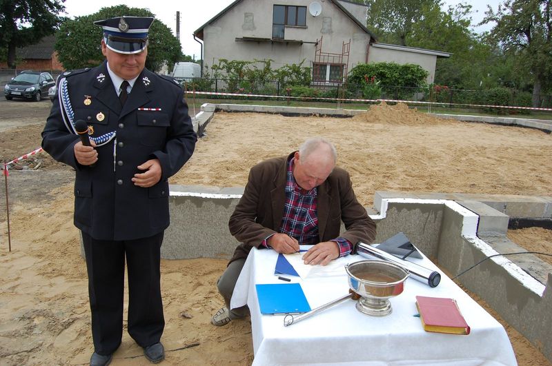 Kamień węgielny w Jankowie Zaleśnym wmurowany