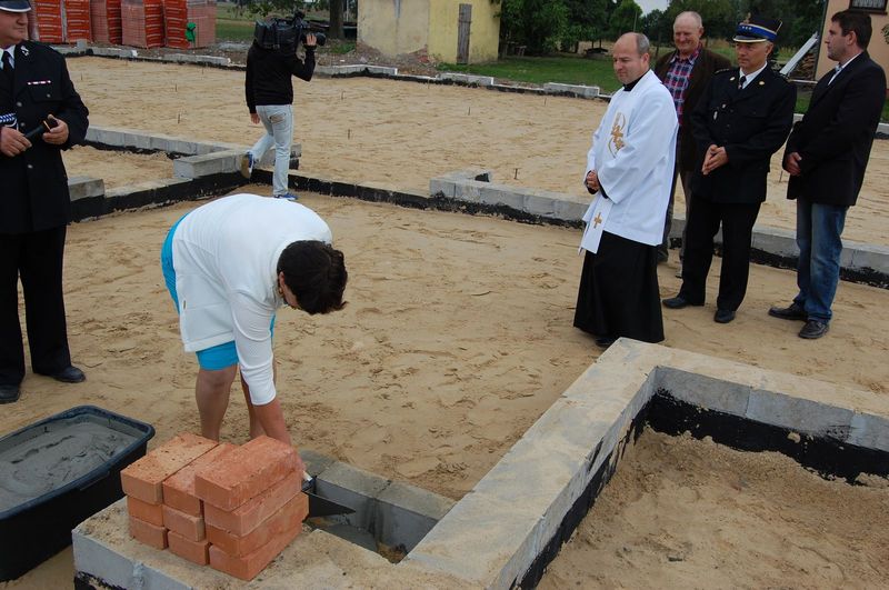 Kamień węgielny w Jankowie Zaleśnym wmurowany