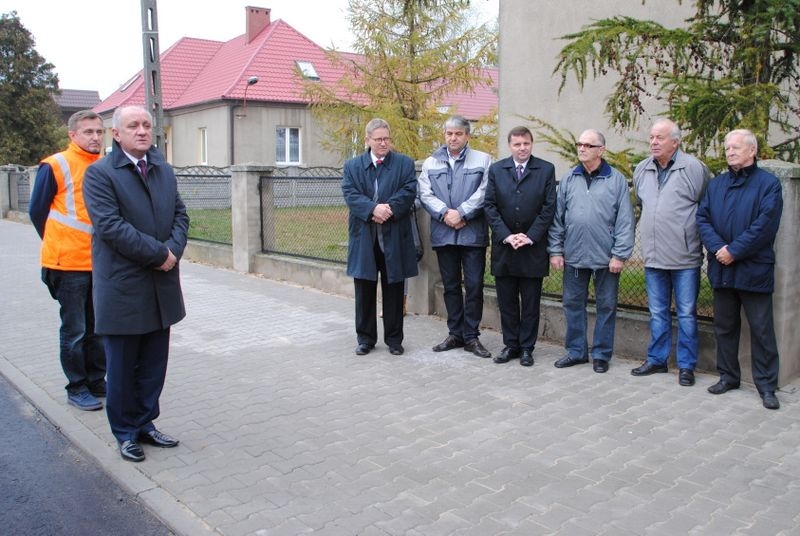 Otwarcie drogi w Jaskółkach