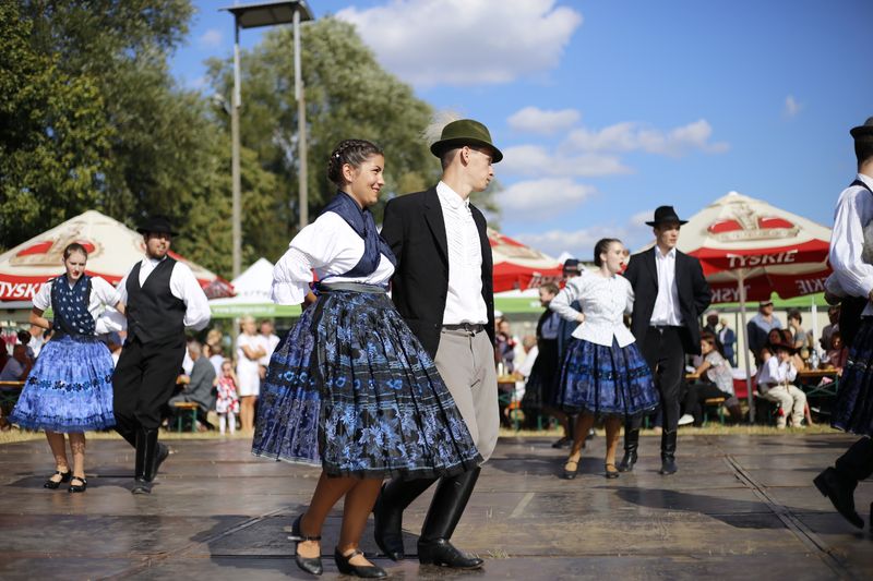 Wspominamy Swojskie Spotkania z Folklorem i dożynki wsi Moszczanka i Skrzebowa