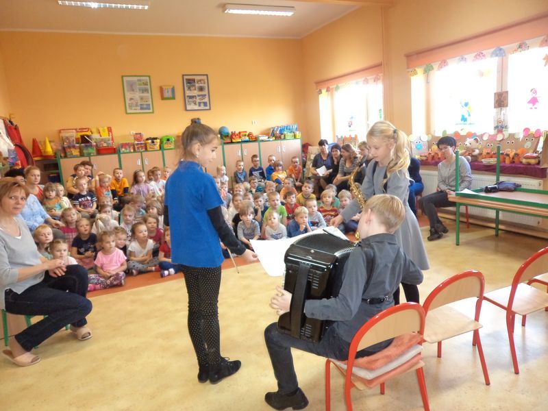 Koncert absolwentów w przedszkolu