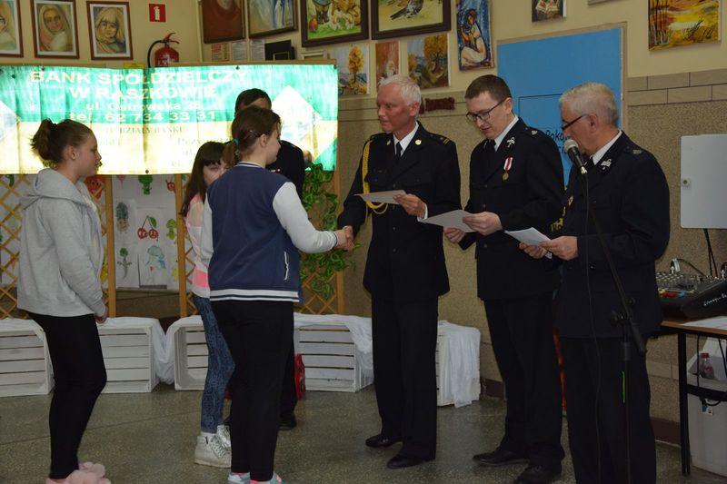 Miejsko-Gminny Finał Ogólnopolskiego Turnieju Wiedzy Pożarniczej pod hasłem "Młodzież Zapobiega Pożarom"