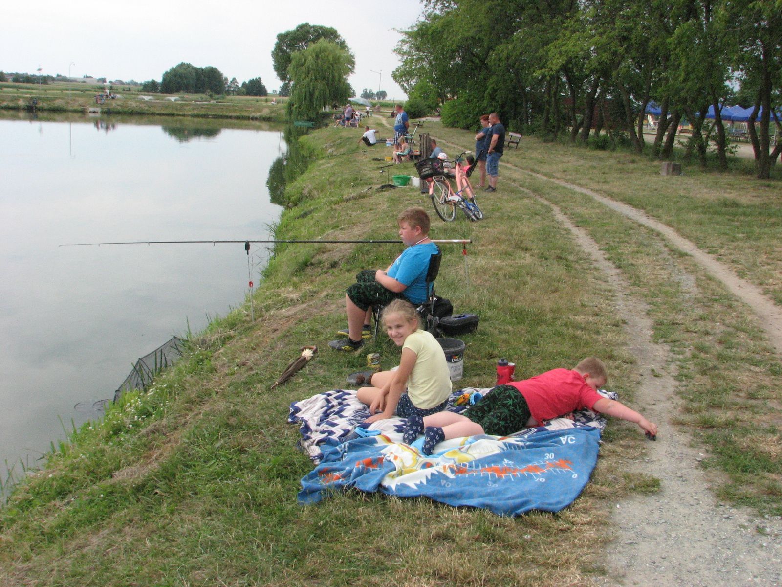 Zawody wędkarskie i Dzień Dziecka nad "Kąpielką"