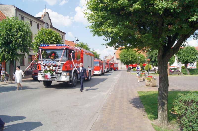 120-lecie OSP Raszków, poświęcenie i przekazanie nowego samochodu  ratowniczo-gaśniczego SCANIA i Miejsko-Gminne obchody "Dnia Strażaka"