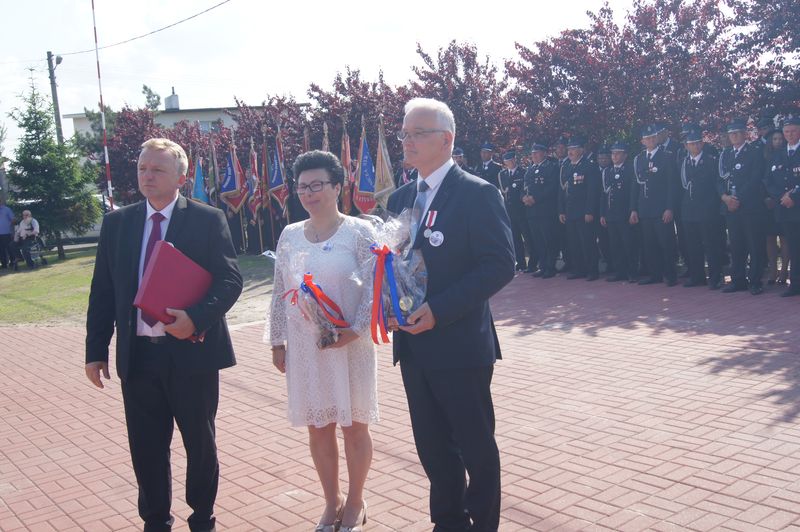 120-lecie OSP Raszków, poświęcenie i przekazanie nowego samochodu  ratowniczo-gaśniczego SCANIA i Miejsko-Gminne obchody "Dnia Strażaka"