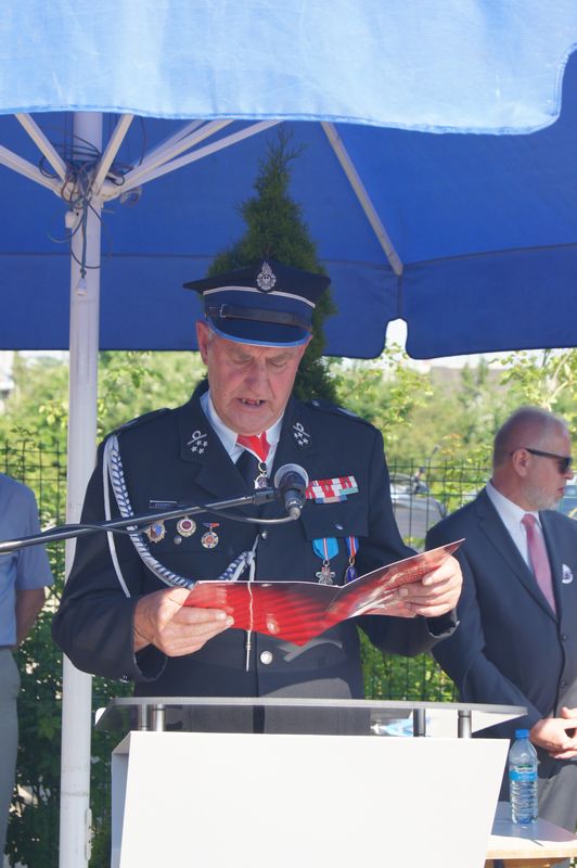 120-lecie OSP Raszków, poświęcenie i przekazanie nowego samochodu  ratowniczo-gaśniczego SCANIA i Miejsko-Gminne obchody "Dnia Strażaka"