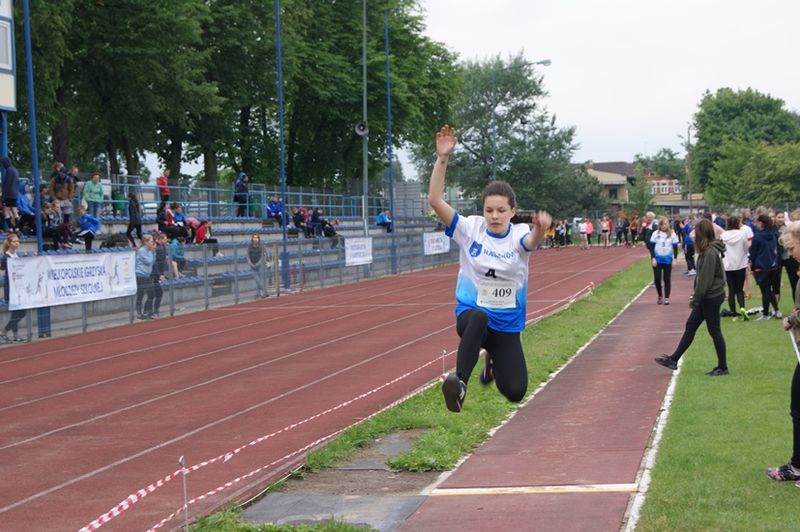 Raszkowska młodzież  w ½ Mistrzostw Wielkopolski w Drużynowej Lidze Lekkoatletycznej