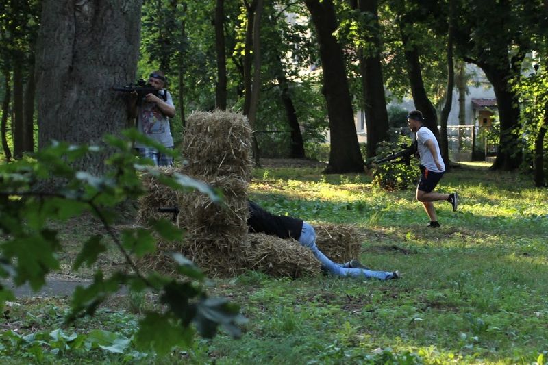 Laserowy paintball w Przybysławicach