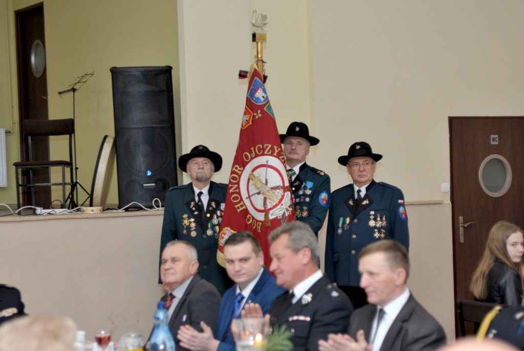 Spotkanie opłatkowe Kurkowego Bractwa Strzeleckiego w Korytnicy