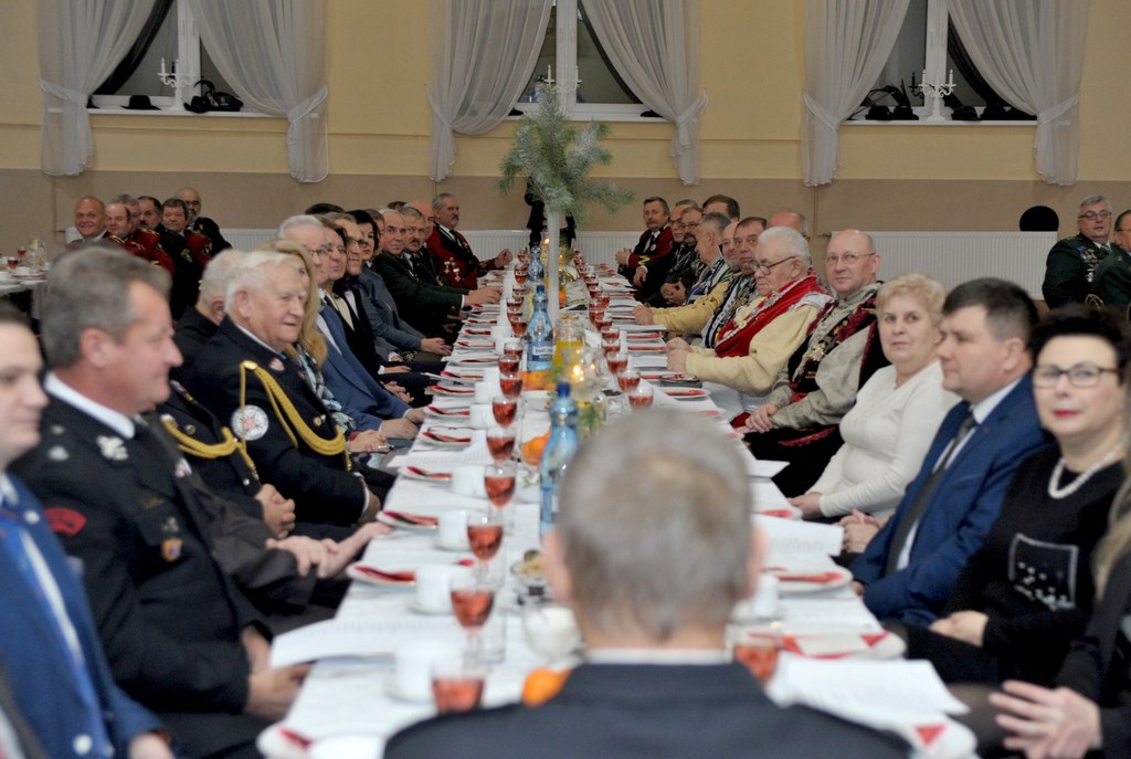 Spotkanie opłatkowe Kurkowego Bractwa Strzeleckiego w Korytnicy