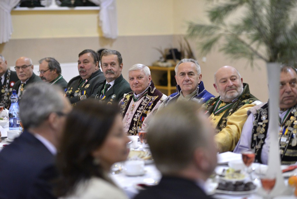 Spotkanie opłatkowe Kurkowego Bractwa Strzeleckiego w Korytnicy