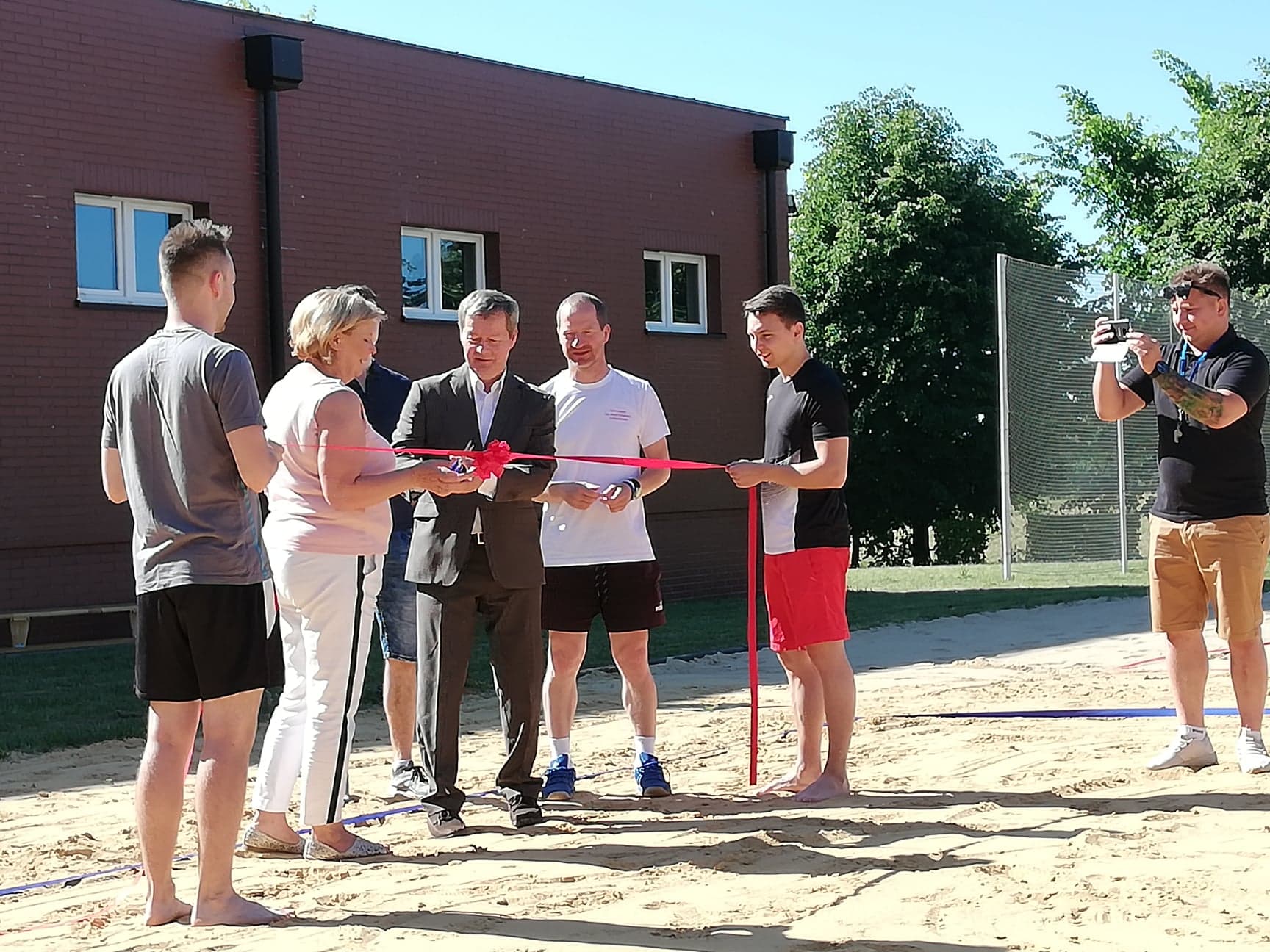 Nowo otwarte boisko do plażowej piłki siatkowej