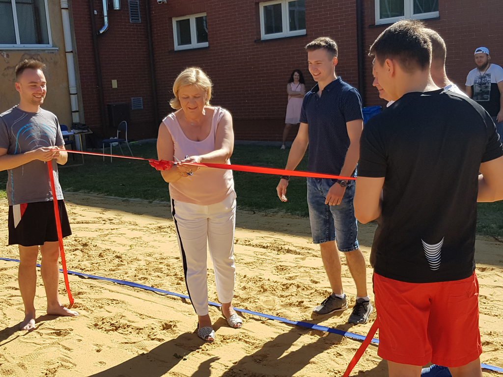 Nowo otwarte boisko do plażowej piłki siatkowej