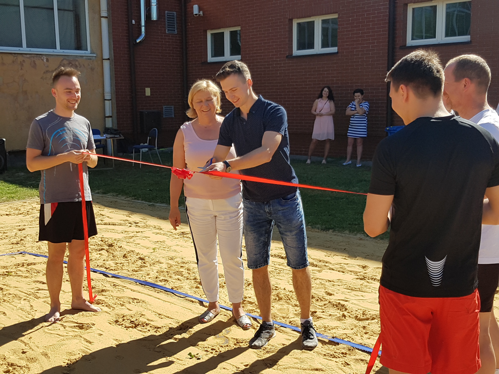 Nowo otwarte boisko do plażowej piłki siatkowej