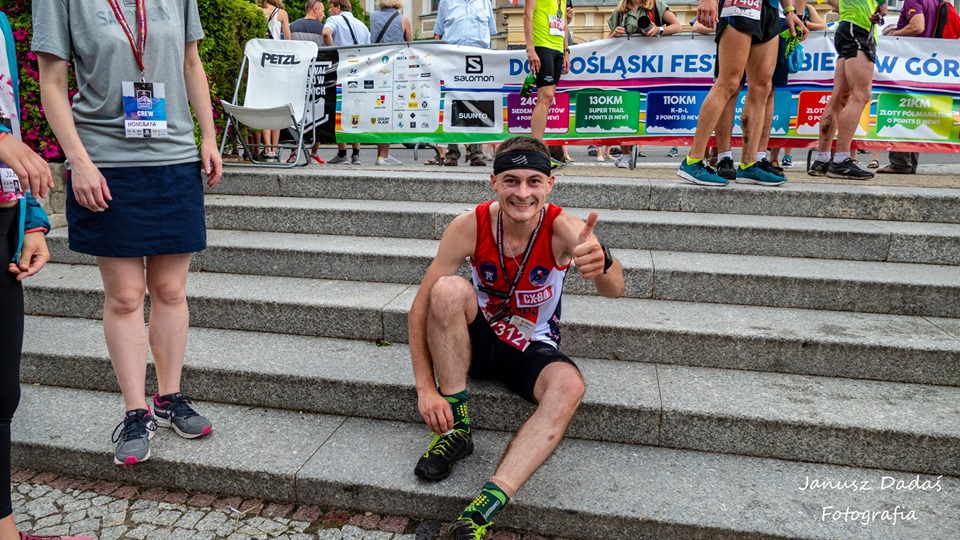 Mikołaj Dutkowski trzecim zawodnikiem w biegu górskim TROJAK TRAIL w Lądku Zdroju