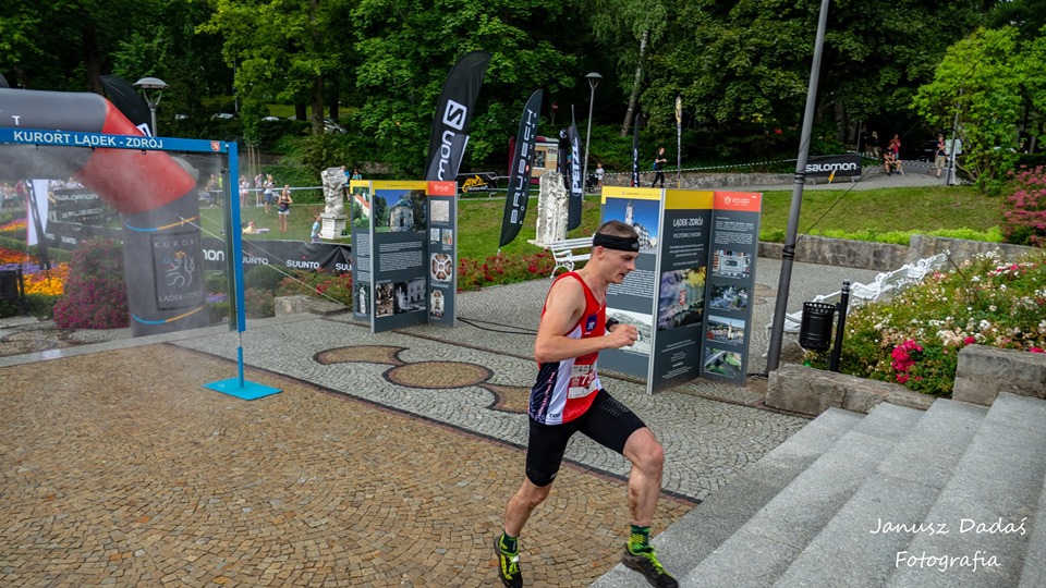 Mikołaj Dutkowski trzecim zawodnikiem w biegu górskim TROJAK TRAIL w Lądku Zdroju