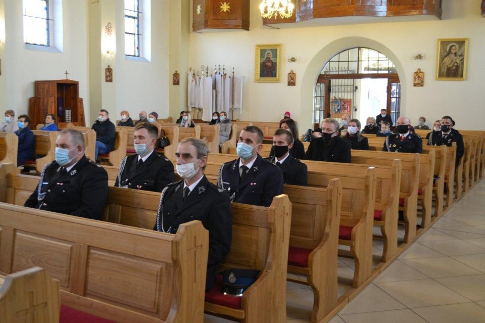 Poświęcenie odnowionej strażnicy w Moszczance