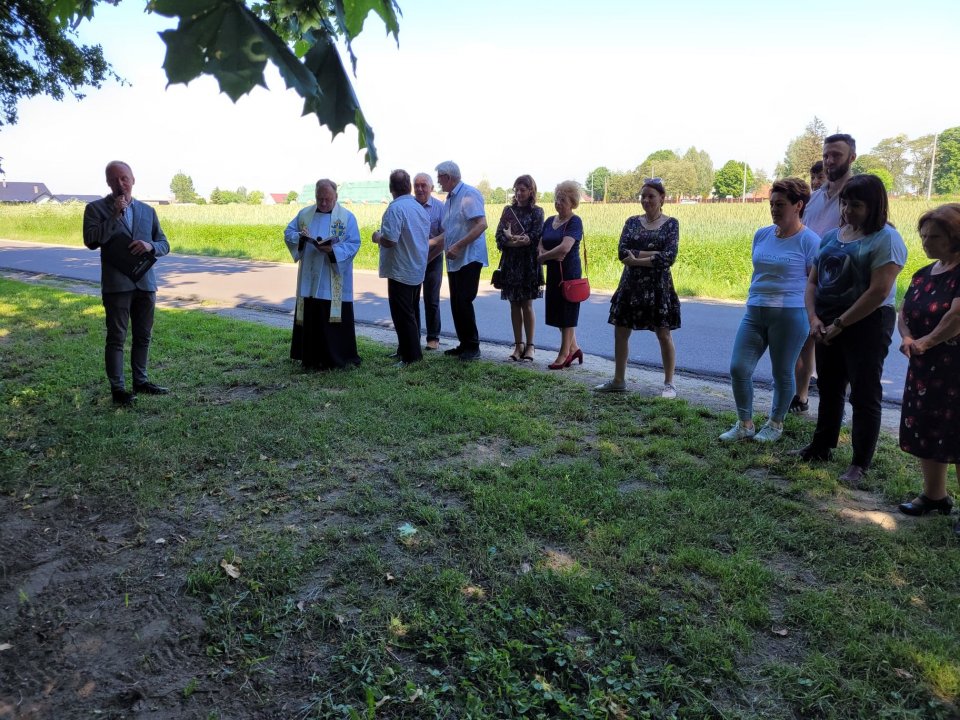 Poświęcenie tablic na cmentarzach ewangelickich