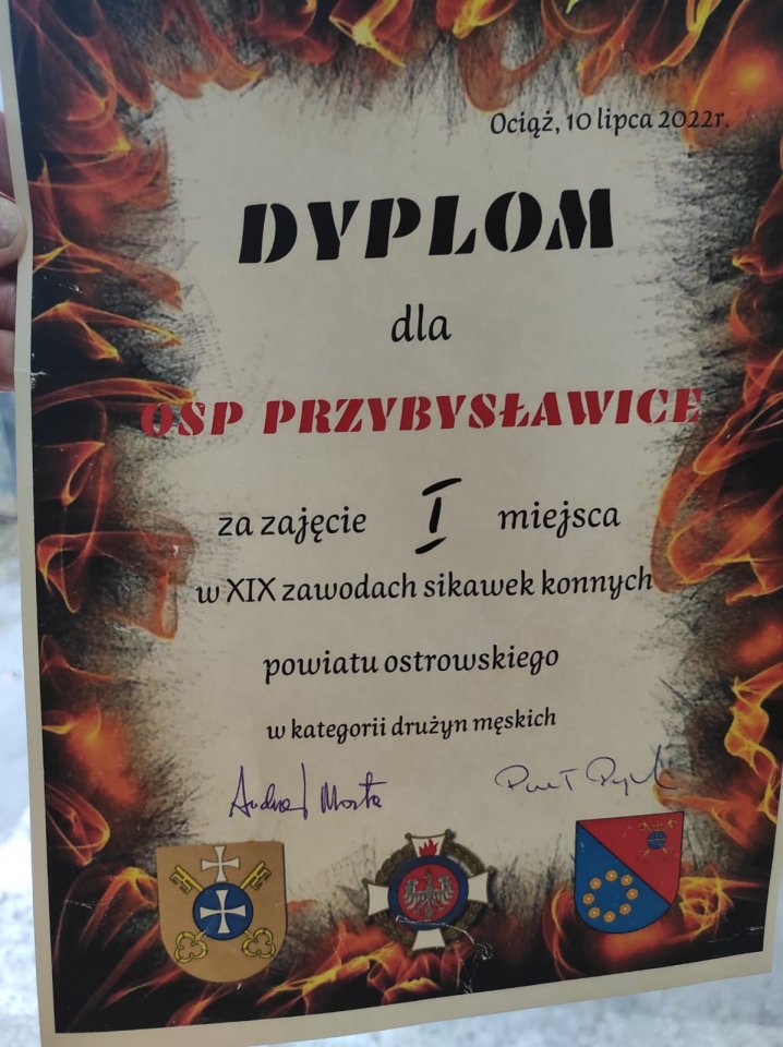 Strażacy z Przybysławic najlepsi w powiecie