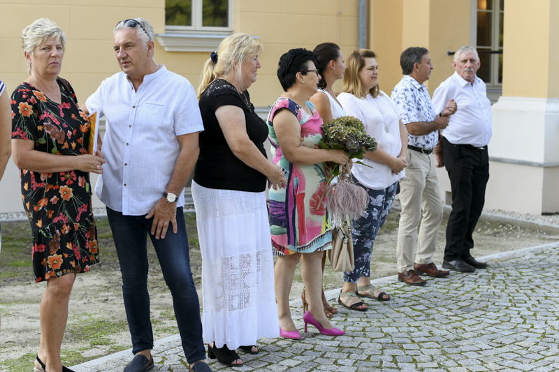 Wernisaż w pałacu w Przybysławicach