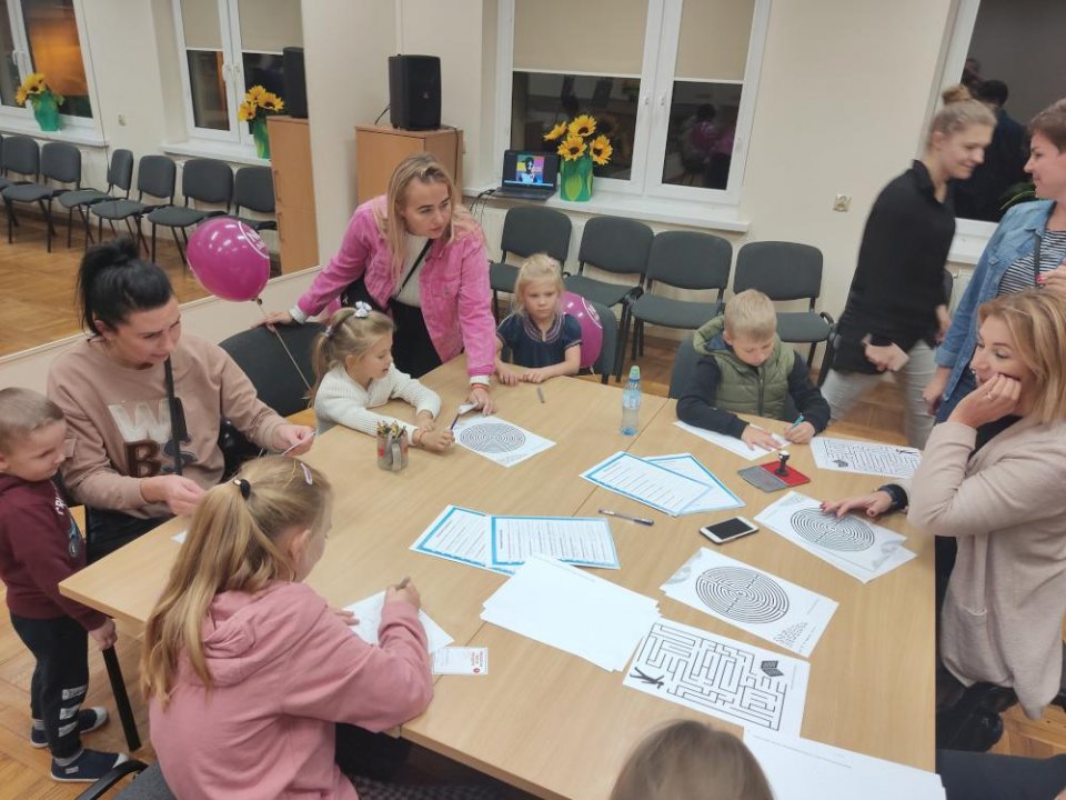 Raszkowska Biblioteka nocą