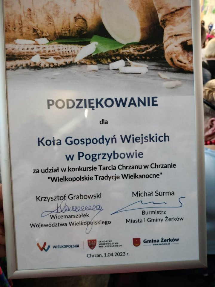 KGW Pogrzybów wyróżnione