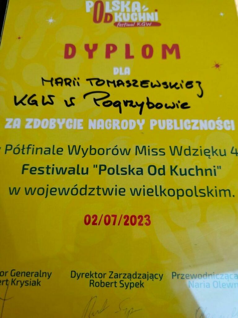 KGW Pogrzybów w ogólnopolskim finale festiwalu