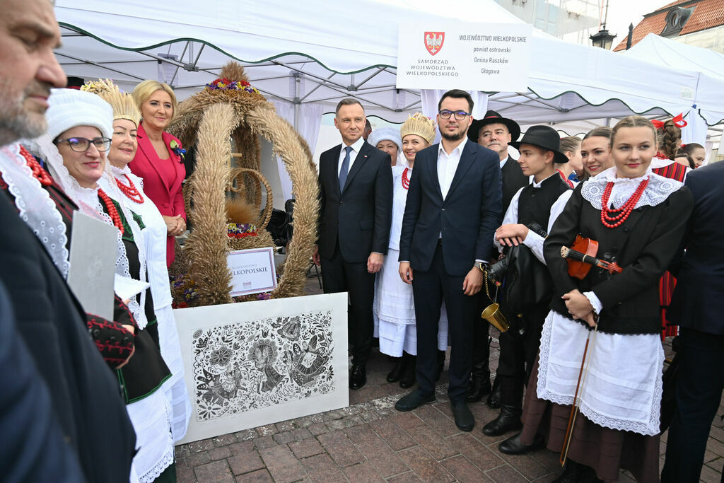 Głogowianie na Dożynkach Prezydenckich