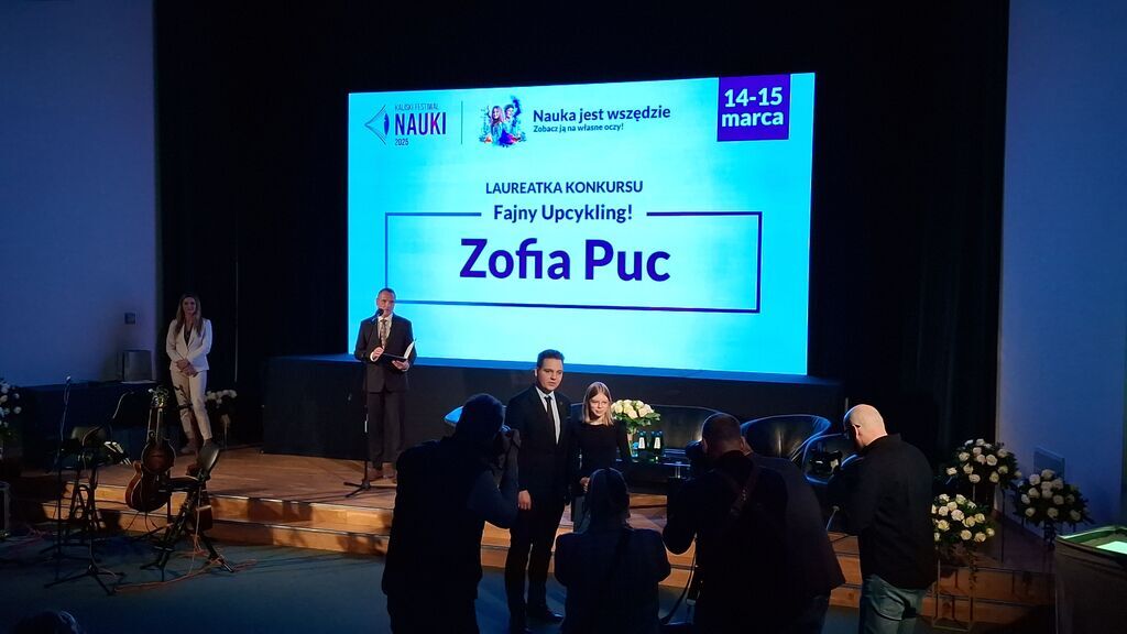 Zofia Puc Laureatką Konkursu  „Fajny Upcykling”