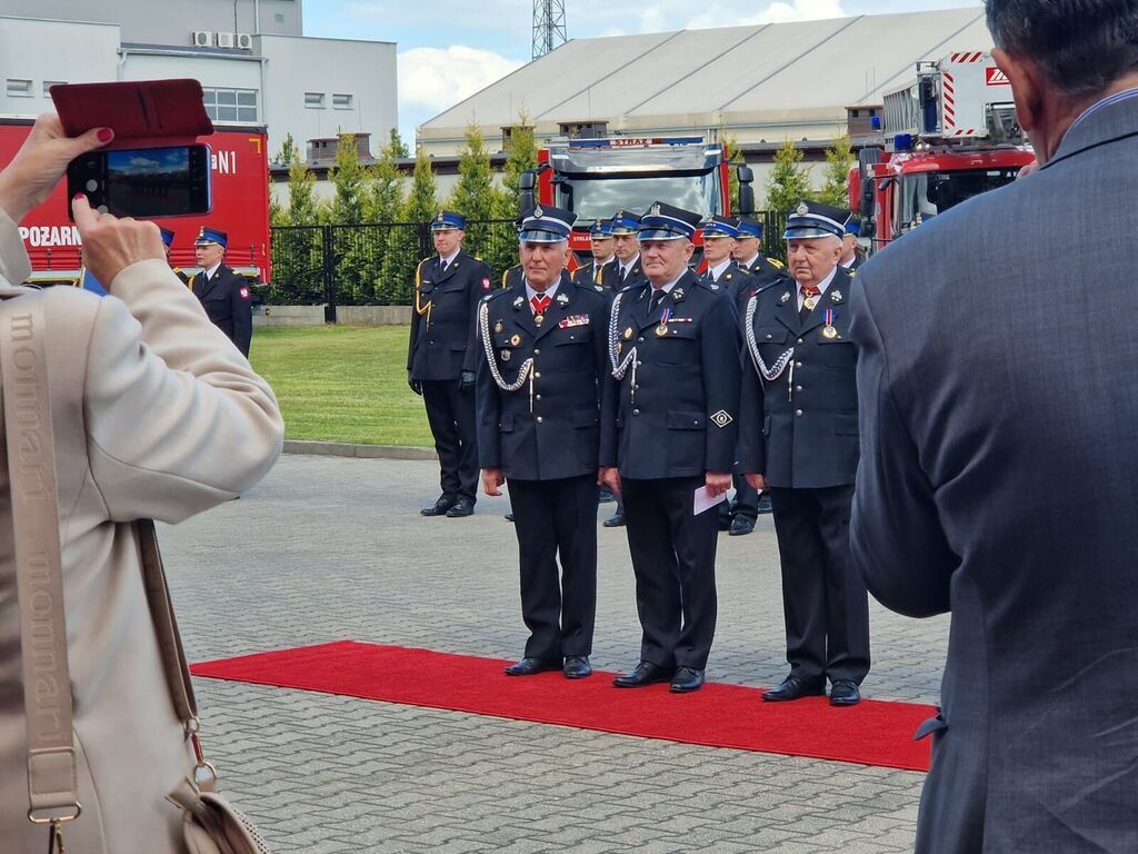 Odznaczeni strażacy