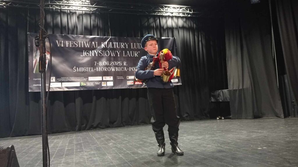 Młodzi muzycy z sukcesami na VI Festiwalu Kultury Ludowej „Ignysiowy Laur” w Śmiglu