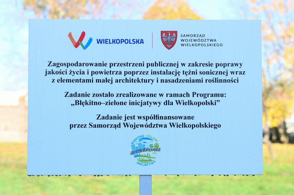 Nowoczesna tężnia soniczna w raszkowskim parku