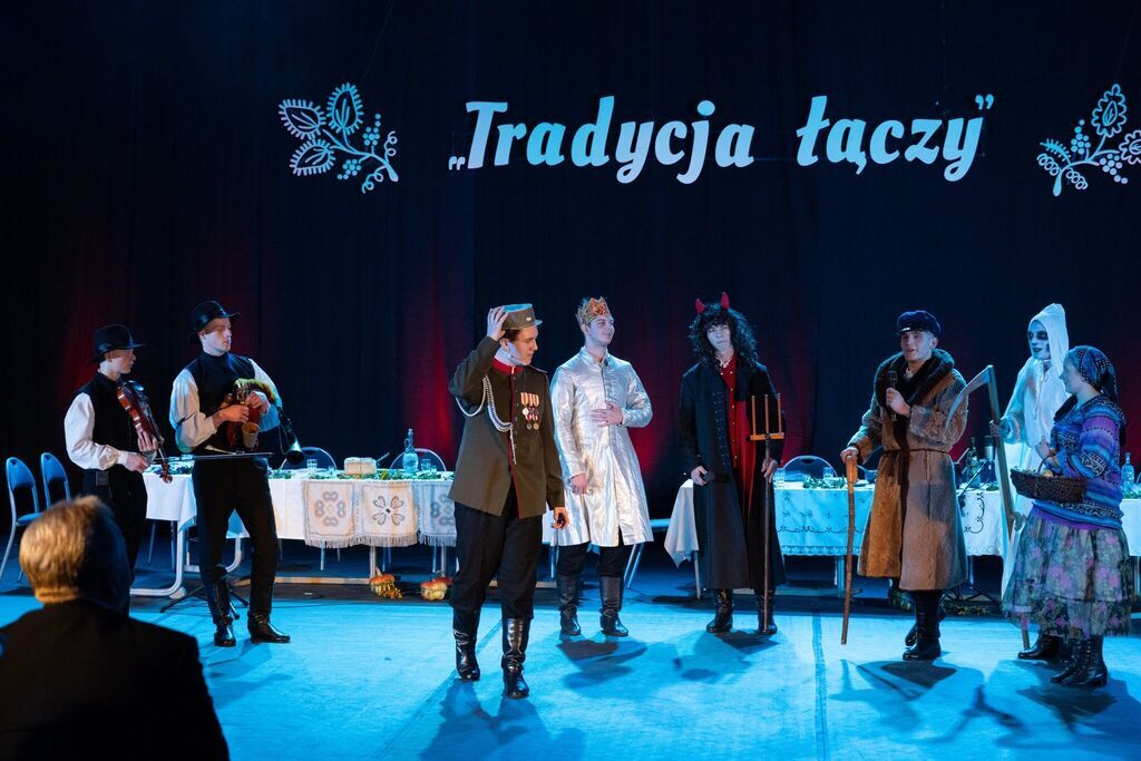 Dziecięca kapela dudziarska na koncercie „Tradycja łączy”