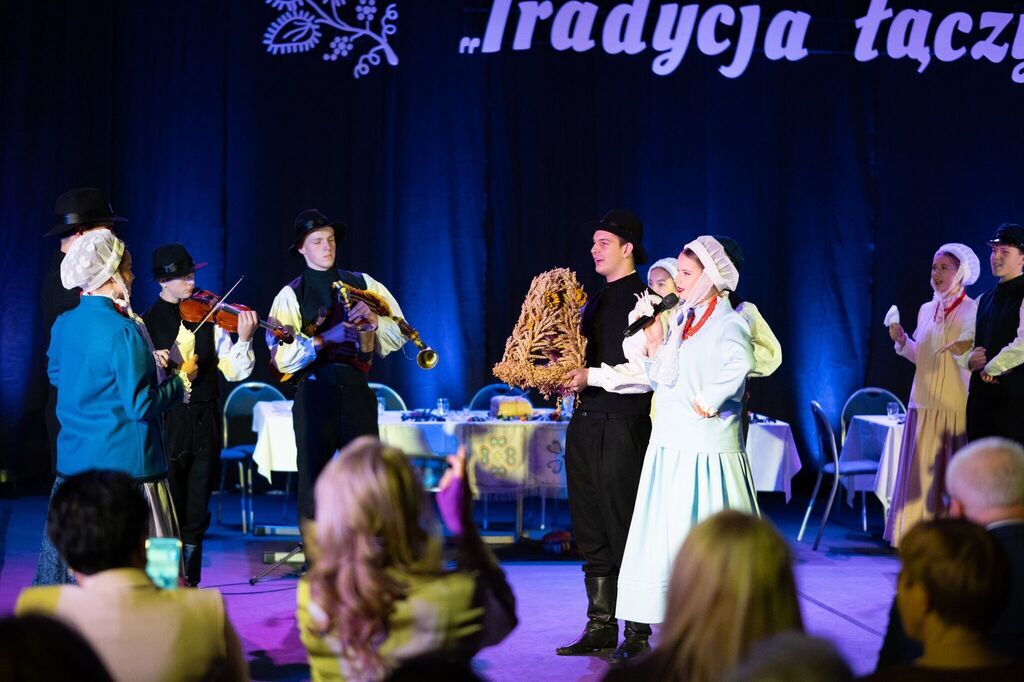 Dziecięca kapela dudziarska na koncercie „Tradycja łączy”