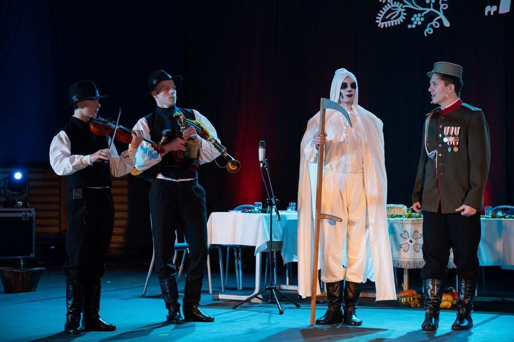 Dziecięca kapela dudziarska na koncercie „Tradycja łączy”