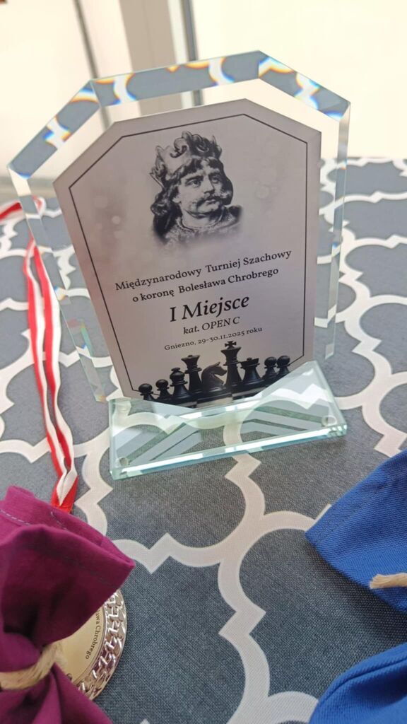 Kolejny Sukces szachistów z M-GOK