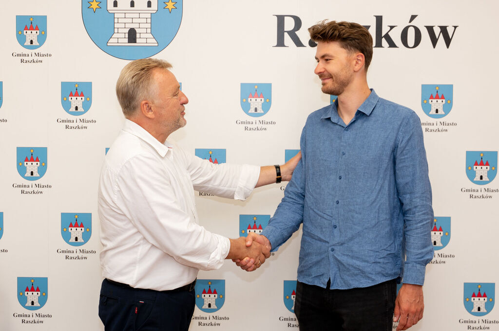 Burmistrz spotkał się z Tobiaszem Pawlakiem