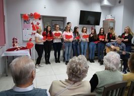 Walentynki 2019 w Senior-Wigor z młodzieżą z Zespołu Szkół