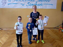 Sukces jaroszowskich uczniów na Mistrzostwach Strzegomia w szachach