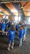 Wycieczka 6 –latków z Publicznego Przedszkola Nr 4 w Strzegomiu do Osady Danieli w Jaroszówce