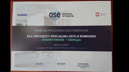 Zespół  Szkół w Strzegomiu  laureatem Ogólnopolskiego  Konkurs #OSE Wyzwanie