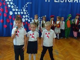 Przedszkolaki z dumą obchodziły narodowe Święto Niepodległości