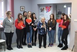 „Walentynki 2020” w Senior-Wigor z maturzystkami z ZS w Strzegomiu