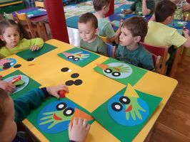 „Międzynarodowy Dzień Ziemi” w oddziale przedszkolnym w PSP Olszany