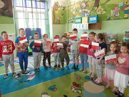 Święto majowe w przedszkolu w PSP w Olszanach