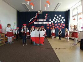Święto Niepodległości w Publicznym Przedszkolu nr 4 im. w Strzegomiu