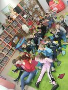 Lekcja biblioteczna dla strzegomskich przedszkolaków