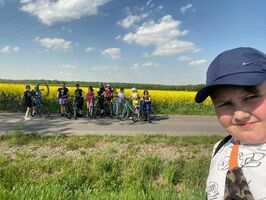 Wycieczka rowerowa uczniów z Goczałkowa